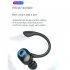 Wireless Bluetooth 5 2 Headphones In ear Stereo Business Headset Waterproof Sports Earphones White