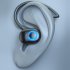 Wireless Bluetooth 5 2 Headphones In ear Stereo Business Headset Waterproof Sports Earphones White