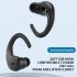 Wireless Bluetooth 5 3 Earphone Led Battery Digital Display Enc Noise Canceling Ear Hook Sports Headset Blue