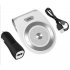 Wireless Bluetooth Car Kit  Speaker Speakerphone Hands free Car Kit Support Bluetooth 4 1 Car Bluetooth Kit Hands Free Calls white