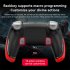 Wireless Bluetooth Controller Game Handle Compatible for Ps4 IOS Android Switch Computer TV Titanium Blue