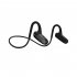 Wireless Bluetooth Earphones F808 Concept Bone Conduction Bluetooth Headset black