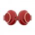 Wireless Bluetooth Earphones Sports Folding Retractable Gaming Music 08s Headset red
