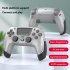 Wireless Bluetooth Gamepad Vibration 6 axis Console Controller Joystick Compatible for Ps4 Black Red