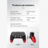 Wireless Bluetooth Gamepad Vibration 6 axis Console Controller Joystick Compatible for Ps4 Sky Blue