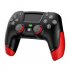 Wireless Bluetooth Gamepad Vibration 6 axis Console Controller Joystick Compatible for Ps4 Grey