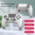 Wireless Bluetooth Gamepad Vibration 6 axis Console Controller Joystick Compatible for Ps4 Grey