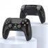 Wireless Bluetooth Gamepad Vibration 6 axis Console Controller Joystick Compatible for Ps4 Grey