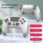 Wireless Bluetooth Gamepad Vibration 6-axis Console Controller Joystick for PS4