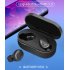Wireless Bluetooth Headphone Headset With Charging Box for Red Mi Mobile Phone black