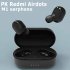 Wireless Bluetooth Headphone Headset With Charging Box for Red Mi Mobile Phone black