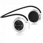 Wireless <span style='color:#F7840C'>Bluetooth</span> <span style='color:#F7840C'>Headphones</span> FM Radio Sport Music Stereo Earpics Micro SD Card Slot Headset white