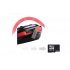 Wireless Bluetooth Headphones FM Radio Sport Music Stereo Earpics Micro SD Card Slot Headset red