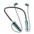 Wireless Bluetooth Headphones Neck hanging Type Digital Display Headset Low latency Gaming Earphone youth green