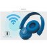 Wireless Bluetooth Headphones On Ear Headset with Mic Noise Canceling Call   Music Controls  blue