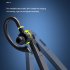 Wireless Bluetooth Headphones Led Display In ear Noise Canceling Headset with HD Mic X6 Black