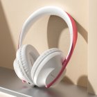 Wireless Bluetooth Headphones Noise Reduction Music Earphone Head-mounted Gaming Headset Universal pink