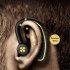 Wireless Bluetooth Headset Sports Earphone for iPhone Samsung Black silver