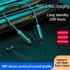 Wireless Bluetooth Headset with Digital Display Half In ear Sports Stereo Hanging Neck Headphones Blue