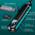 Wireless Bluetooth Headset with Digital Display Half In ear Sports Stereo Hanging Neck Headphones Blue