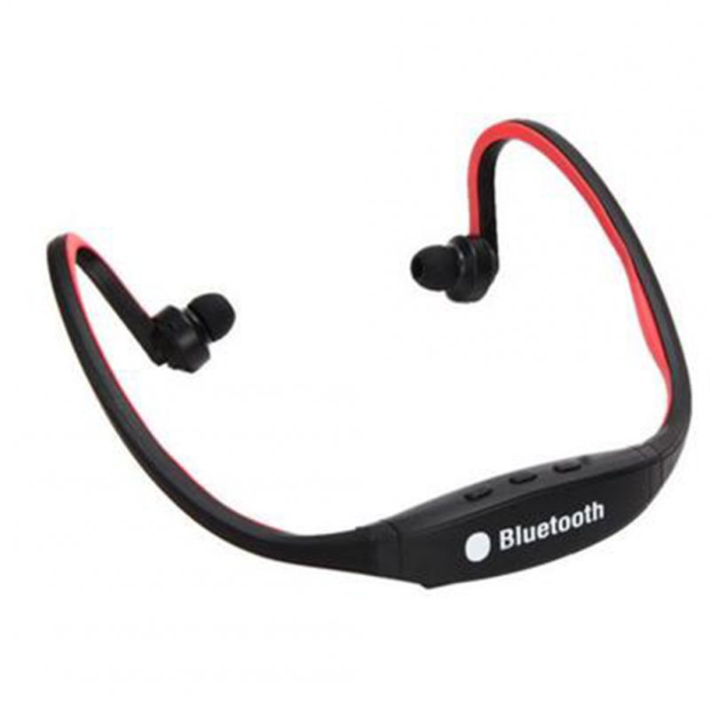 Wireless Headset for iPhone Samsung (Red)