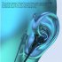 Wireless Bluetooth Headset Ai Smart Voice Control Neckband Earphones Smart Digital Display Headphones red