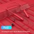 Wireless Bluetooth Headset Ai Smart Voice Control Neckband Earphones Smart Digital Display Headphones red