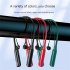 Wireless Bluetooth Headset Ai Smart Voice Control Neckband Earphones Smart Digital Display Headphones red