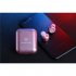 Wireless Bluetooth Headset In Ear Stereo Noise Cancellation Earphone with Charging Box red