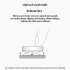 Wireless Bluetooth Keyboard Rechargeable Super Thin 3 Folding Keypad with Touchpad for Phone Tablet Silver White