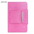 Wireless Bluetooth Keyboard For Tablet PU Leather Case Stand Cover  OTG pen For Pad 7 8 Inch 9 10 Inch  Pink 9 10 inch