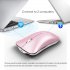 Wireless Bluetooth Mouse Rechargeable 2 4G USB Optical Vertical Ergonomic Dual Mode Mute Mouse Pink