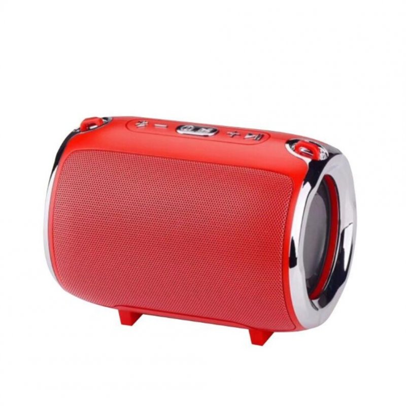 Wireless Bluetooth Portable with Super Subwoofer TWS Insert Card Mini Speaker red