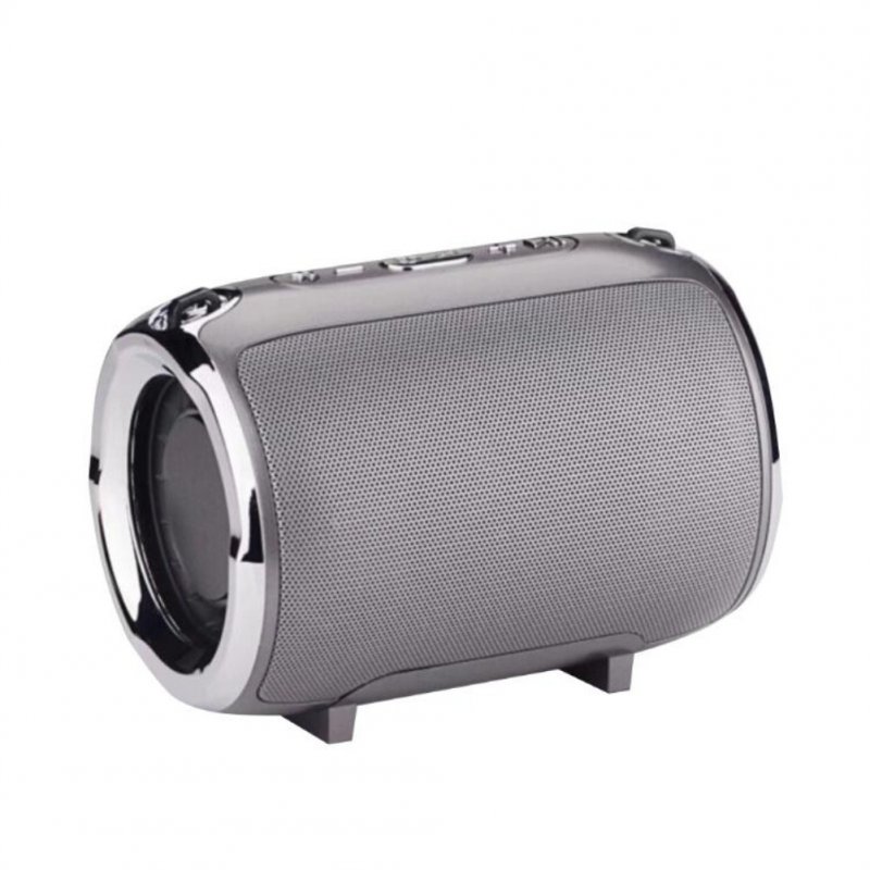 Wireless Bluetooth Portable with Super Subwoofer TWS Insert Card Mini Speaker gray