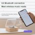 Wireless Bluetooth Speaker Alarm Clock Cute Retro Vinyl Turntable Small Audio Desktop Ornament White