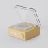 Wireless Bluetooth Speaker Alarm Clock Cute Retro Vinyl Turntable Small Audio Desktop Ornament Yellow