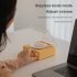 Wireless Bluetooth Speaker Alarm Clock Cute Retro Vinyl Turntable Small Audio Desktop Ornament Yellow