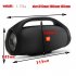Wireless Bluetooth Speaker Outdoor Subwoofer Waterproof Long Battery Life Speaker black