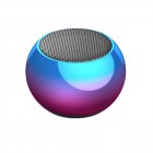 Wireless Bluetooth Speaker Small Subwoofer Portable Outdoor Mini Audio Compatible For Ios / Android blue purple