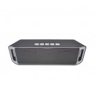 Wireless Bluetooth Speaker Column Stereo Subwoofer USB Speakers Built in Mic Bass MP3 Player Sound Box Silver grey