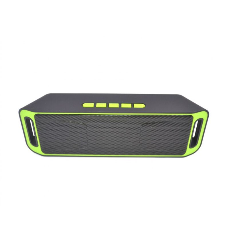 Wireless Bluetooth Speaker Column Stereo Subwoofer USB Speakers Built-in Mic Bass MP3 Player Sound Box green