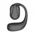 Wireless Bluetooth compatible Headphones Ear Hook Gaming Headset with Mic Ipx4 Waterproof Sports Earphones Black