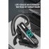 Wireless Bluetooth compatible Headset K50 Hanging Ear Enc Call Noise Reduction Digital Display Business Earphone black