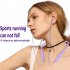 Wireless Bluetooth compatible 5 2 Headset Hanging Neck Type Stereo Noise Reduction Sports Headphones With Microphone Gb12 Purple