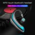 Wireless Bluetooth compatible Single Earphone Ear Hanging Type Vivio In ear Headphone Red Fast charge version