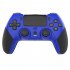 Wireless Bluetooth compatible Gamepad Handle With Motor Vibration Somatosensory Six axis Compatible For Ps4 black
