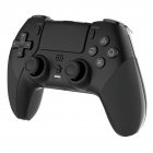 Wireless Bluetooth-compatible Gamepad Handle With Motor Vibration Somatosensory Six-axis Compatible For Ps4 black