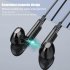 Wireless Bluetooth compatible Headset Led Digital Display Stereo Sports Neck mounted Earphone Pink