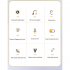 Wireless Bluetooth compatible 5 1 Earphones Touch control Noise cancelling Hifi Music Earbuds With Microphone L12s White