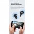 Wireless Bluetooth compatible 5 1 Earphones Touch control Noise cancelling Hifi Music Earbuds With Microphone L12s White